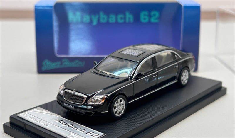 Stance Hunters Mercedes Maybach 62 Extended Edition Black Limited Edition 999PCS ONLY 1:64 Car Pre-built Model view1