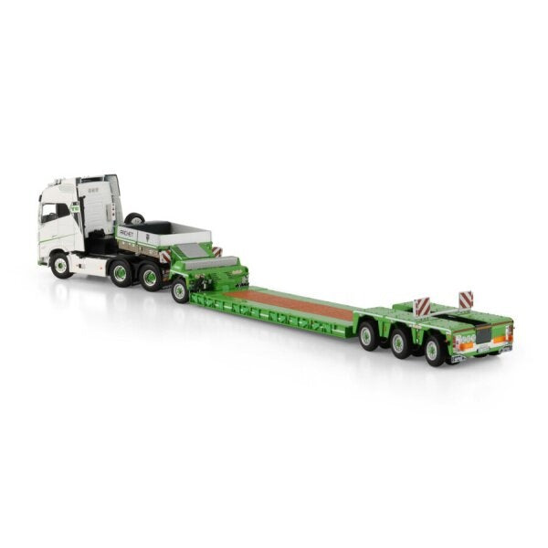 1:50 VOLVO RACHET FH5 6X4 LOW LOADER W/ DOLLY 1 AXLE -3 AXLE WSI Diecast Model