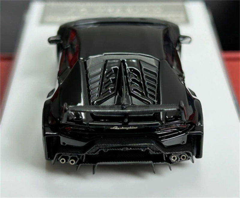 FALME Lamborghini LBWK Huracan GT LP610 Glossy Black Limited Edition 199pcs ONLY 1:64 Car Pre-built Model