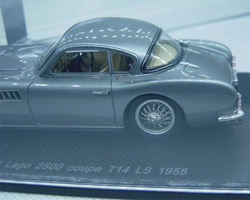 Spark Talbot Lago 2500 Coupe T14 LS 1955 silver 1:43 Car Pre-built Model view7