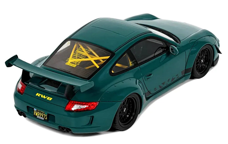 1:18 PORSCHE 911 997 RWB SYUNKASHUTO COUPE  Green  GT SPIRIT Limited Edition Resin Car Model
