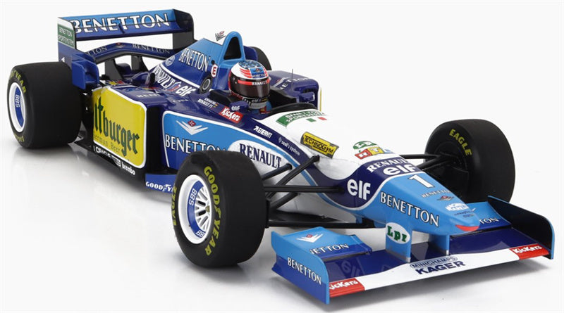 MINICHAMPS Benetton Renault B195 Michael Winner European GP 1995 #1 Limited Edition 420PCS ONLY Benetton elf Eagle Good year bitburger Benetton sport system 1:18 Car Pre-built Model view1