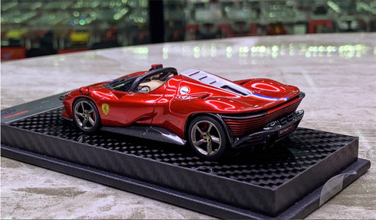 1:43 BBR MODELS Ferrari SP3 Daytona Rosso Fuoco Gloss stripe LTD 37PCS view2