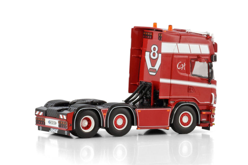 WSI SCANIA 4 SERIES TOPLINE 6X2 TWIN STEER Hartmann 1:50 Truck Pre-built Model