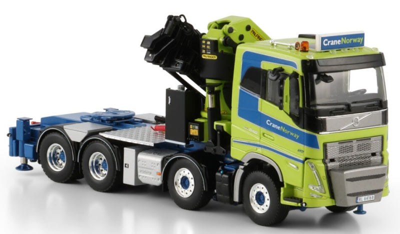 1:50 VOLVO CRANE NORWAY FH5 8X4 PK 92002 SH + JIB WSI Diecast Model
