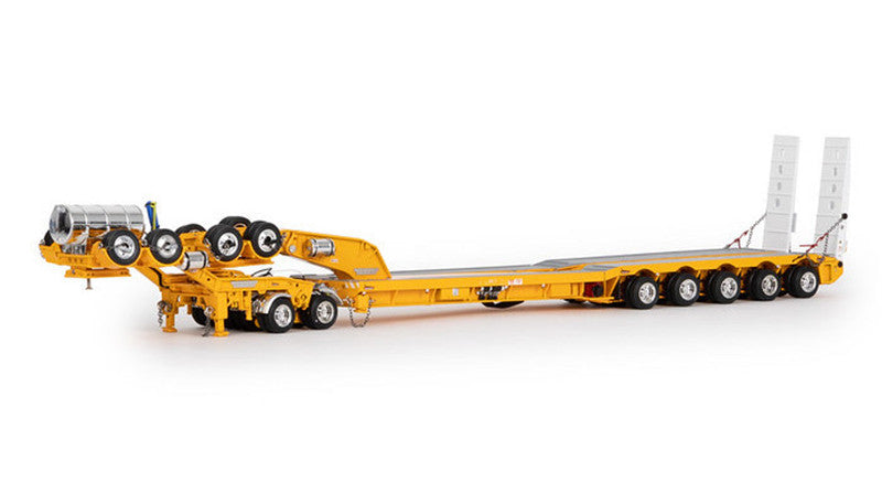 Drake Big Hill Crane 5x8 SWINGWING DROP DECK+2X8 DOLLY 1/50 Truck Pre-built Model