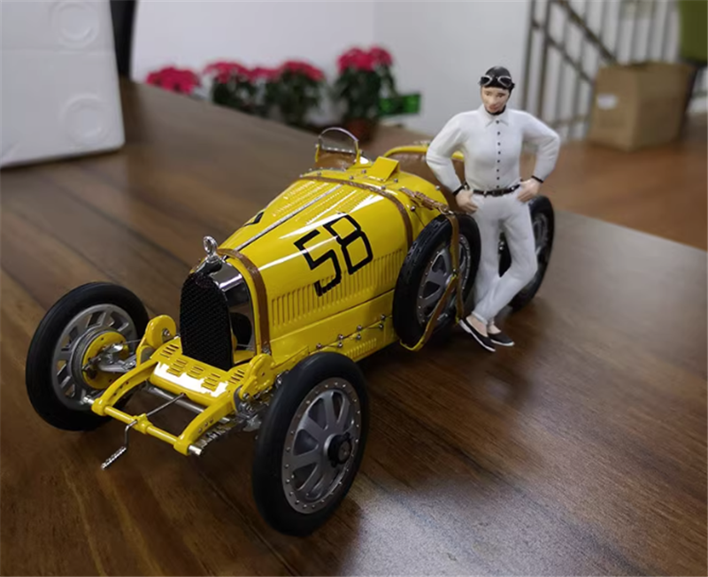 CMC Bugatti Type 35 Grand Prix #58 yellow 1/18car Pre-built Model