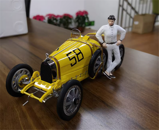 CMC Bugatti Type 35 Grand Prix #58 yellow 1/18car Pre-built Model