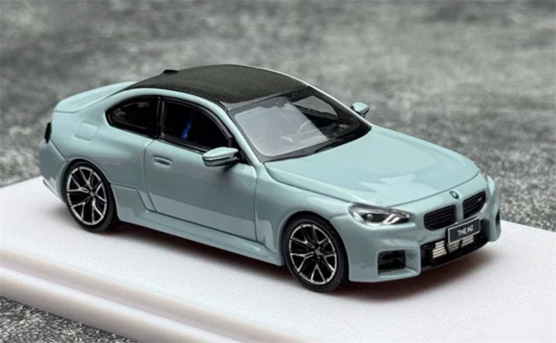 1:64 BMW M2 G87 Brooklyn Grey Howie Model DIECAST Civil Car Model