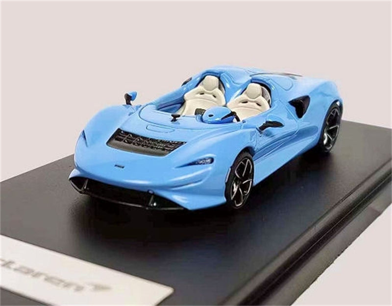LCD-MODELS McLaren ELVA LIGHT BLUE Open Top Super Car 1:64 car Pre-built Model view2