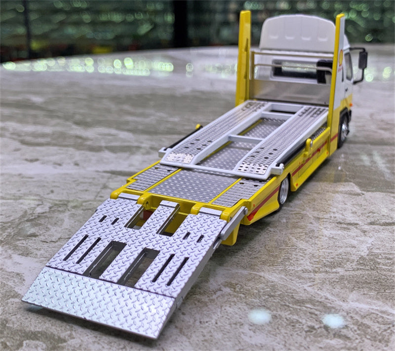 GCD Mitsubishi Fuso Fighter Double deck tow trucks right hand drive 1:64 Truck Pre-built Model view7
