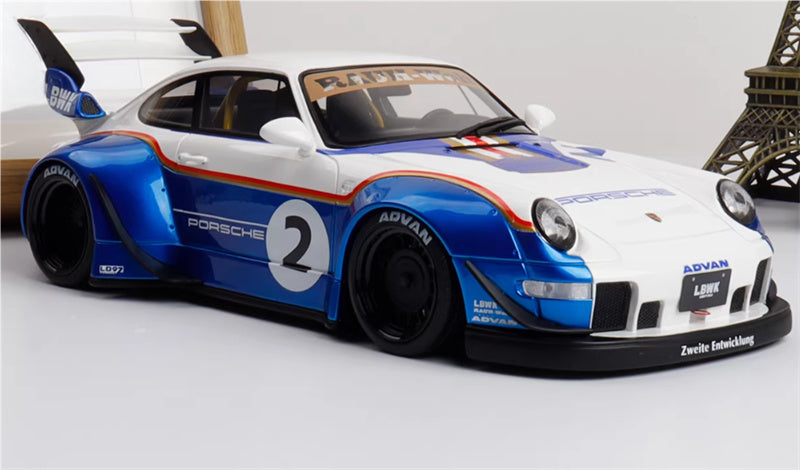 1:18 PORSCHE 911 993 RWB X LIBERTY WALK #2 RACING    GT SPIRIT Limited Edition Resin Car Model
