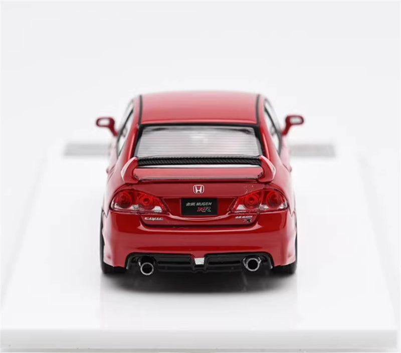 MOTORHELIX Honda Civic Mugen RR FD2 Red 1:64 car Pre-built Model view7