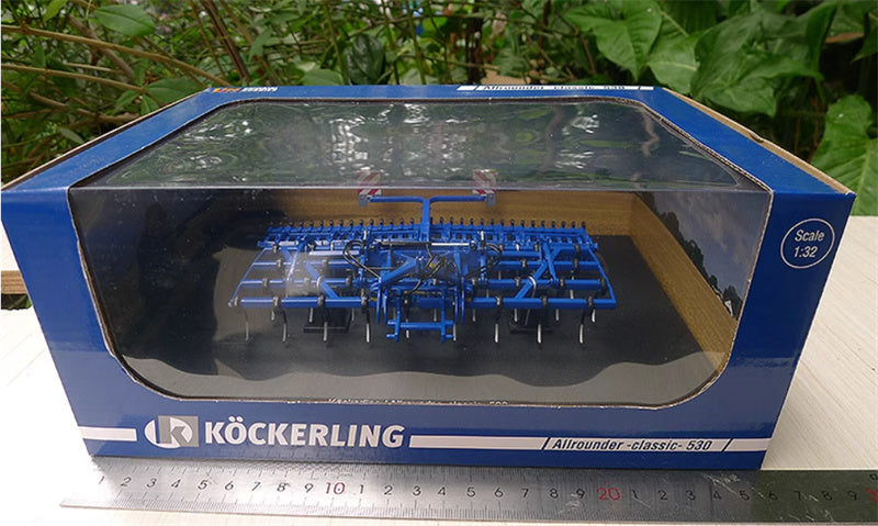 Universal Hobbies Germany Kockerling Allrounder Classic 530 Agricultural tractor tool Blue 1:32 ACCESSORIES Pre-built Model