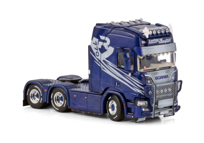 WSI SCANIA R HIGHLINE CR20H 6X4 Lasting & Transport ALTA 1:50 Truck Pre-built Model