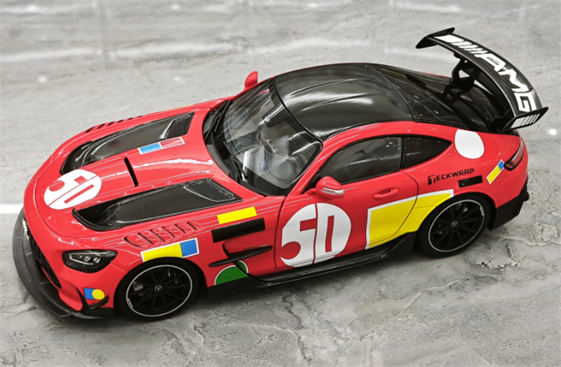 1:18 Mercedes-Benz AMG GT BLACK SERIES  50th Anniversary Red MINICHAMPS  DIECAST Model