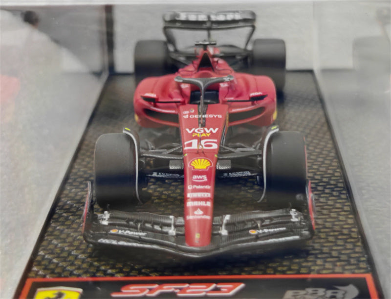 1:43 BBR MODELS Ferrari SF23 3rd Belgian Grand Prix 2023 Leclerc #16 LTD 120PCS view6