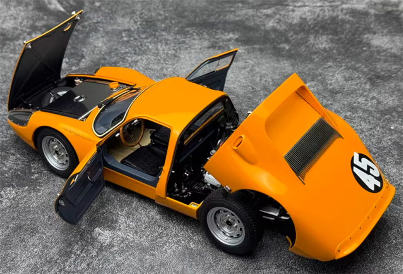 CMC Porsche 904 Carrera GTS 1.000 Km Nurburgring 1964 Koch/ Pon #45 orange Limited Edition 1500PCS ONLY 1:18 Car Pre-built Model view7