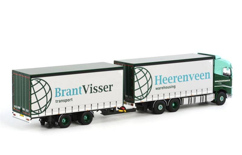 WSI Volvo FH4 Combi Curtainside Brant Visser Heerenveen 1:50 Truck Pre-built Model