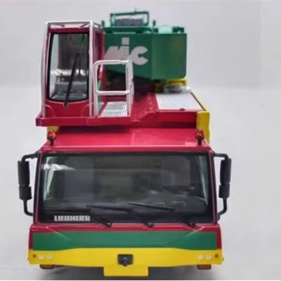 NZG LIEBHERR LTM11200 Crane Yellow green red MIC with herringbone arm cover KIT 1:50 DIECAST Truck Lorry