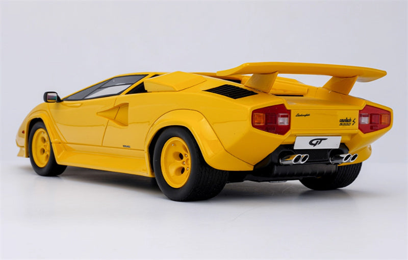 GT Spirit Lamborghini Countach KOENIG SPECIALS GT Yellow 1:18 Car Pre-built Model view4
