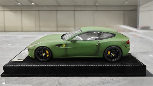 HH Model Ferrari FF Navy Green Vintage Limited Edition 1:18 Car Pre-built Model view2