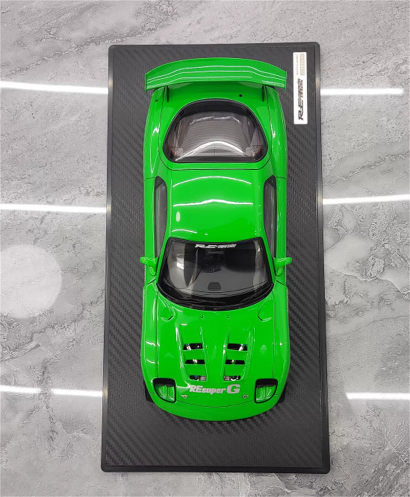 IGNITION MODEL Mazda Amemiya RX-7 FD3S RE Green 1:18 Car Pre-built Model view10