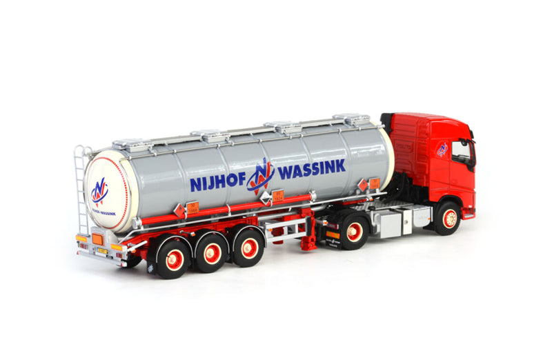 WSI VOLVO FH4 GL 4x2 TANKTRAILER Nijwa NIJHOF WASSINK 1:50 Truck Pre-built Model