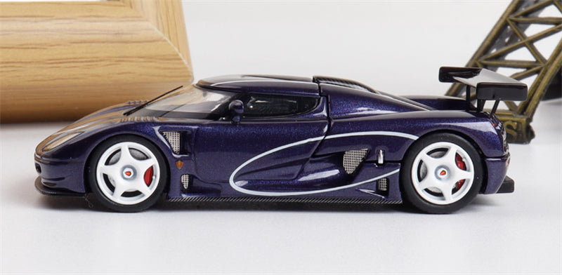 Autobots Models Koenigsegg CCGT Open Cover Edition Purple 1:64 Car Pre-built Model view2
