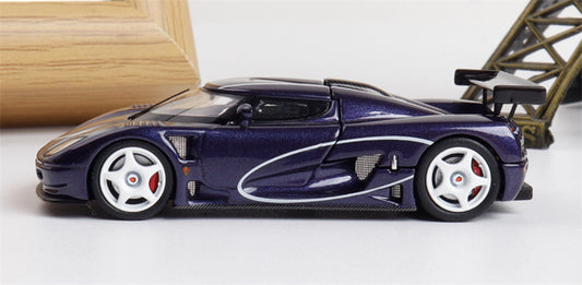 Autobots Models Koenigsegg CCGT Open Cover Edition Purple 1:64 Car Pre-built Model view2