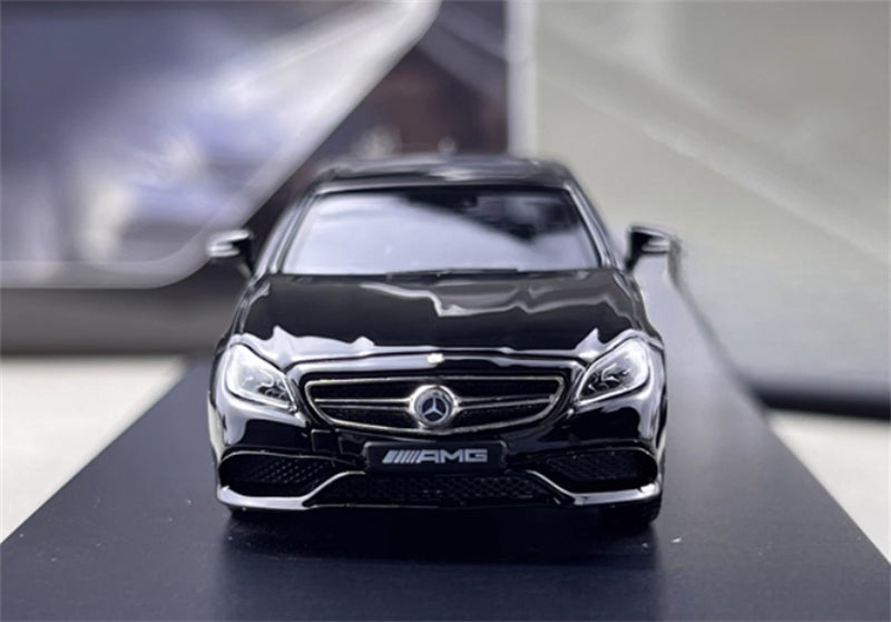 KING MODEL Mercedes Benz CLS63 AMG Hunting Edition Black Limited Edition 999PCS ONLY 1:64 Car Pre-built Model view5