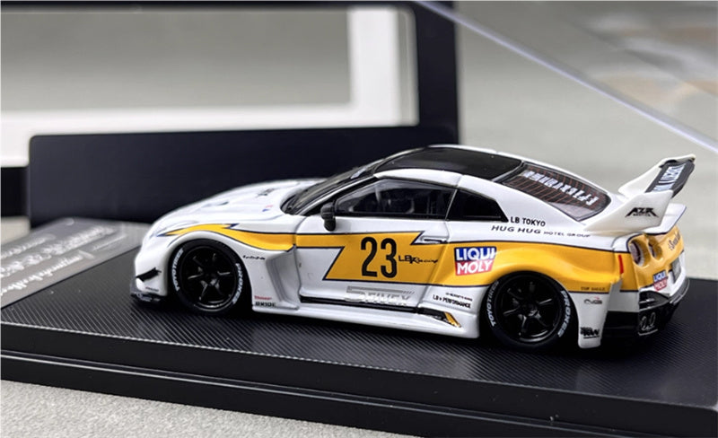 mymodelcollect Nissan 35GT-RR #23 LBWK Limited Edition lightning 1:64 Car Pre-built Model view2