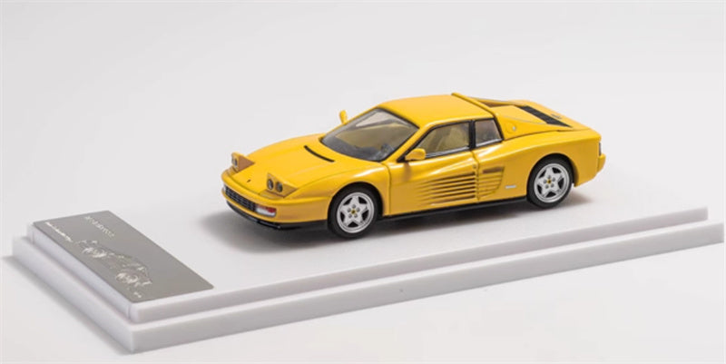 XF MODEL Ferrari Testarossa F110 supercar Yellow 1:64 Car Pre-built Model view7