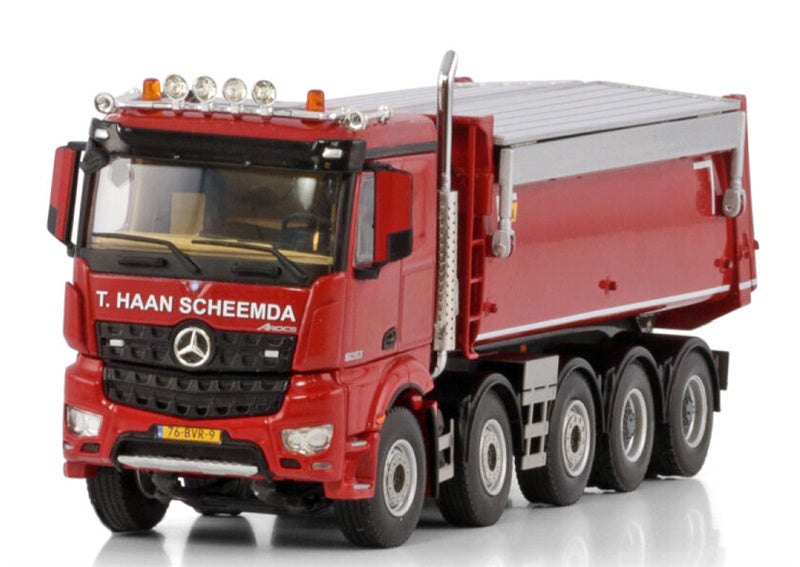 WSI AROCS MP4 2.300MM CLASSIC SPACE TIPPER TRUCK 10X4 Haan Scheemda 1:50 Truck Pre-built Model