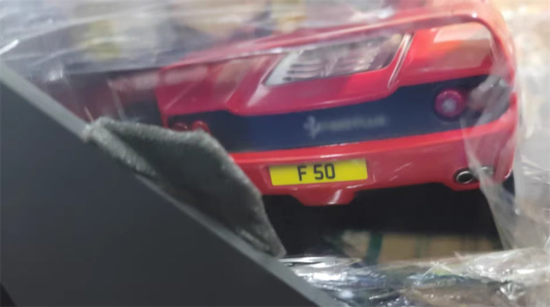 1:18 Ferrari F50 red Amalgam Convertible Resin Car Model view2
