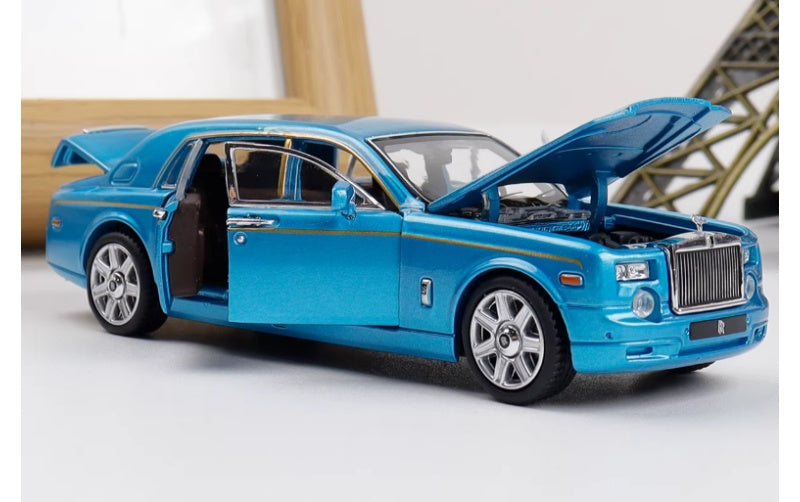 1:64 Rolls-Royce Phantom VII Metallic Blue Dragon Edition DCM Limited Edition DIECAST Car Model
