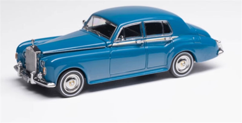 GFCC 1965 Rolls Royce Silver Cloud III classic car Vintage Blue LHD 1:64 car Pre-built Model view1
