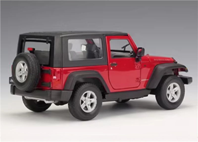 1:24 Jeep Wrangler 2007 Hardtop 2007 Red  WELLY  DIECAST Car Model