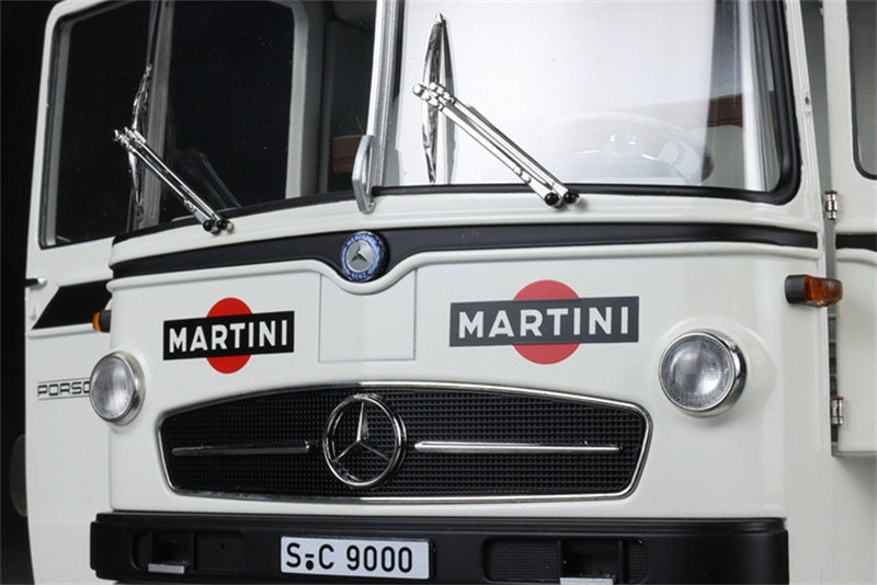 Schuco Mercedes  Race Trans Porsche MARTINI transport vehicle 1:18  DIECAST Truck