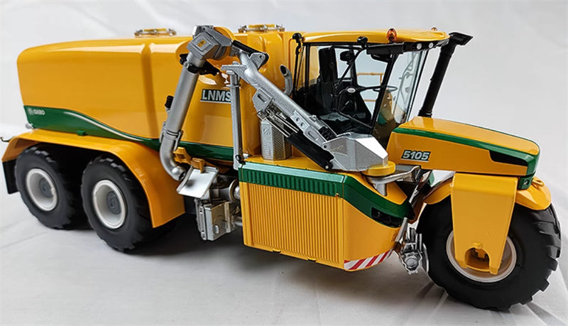 TEKNO Ploeger Oxbo 5105 LNMS tractor fertilizer applicator water tanker Yellow 1:32 Truck Pre-built Model