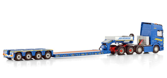 WSI  SCANIA R HIGHLINE CR20H 8X4 LOW LOADER - 4 AXLE Havator 1:50 Truck Pre-built Model