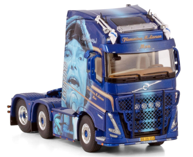 WSI VOLVO FH5 GLOBETROTTER XL 6X2 TWIN STEER Flemming M. Larsen 1:50 Truck Pre-built Model