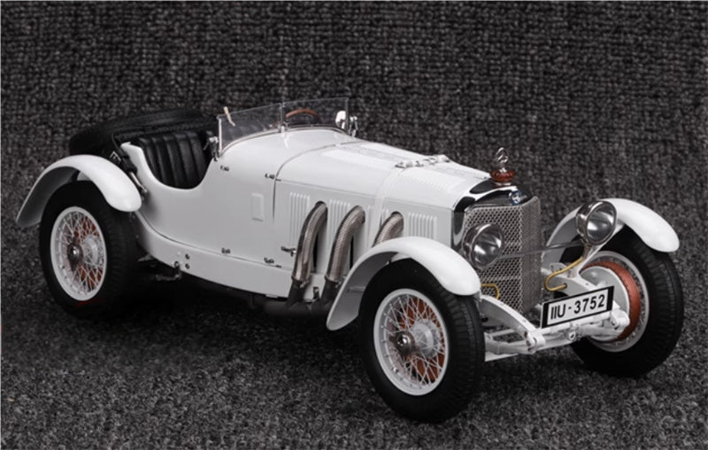 CMC Mercedes Benz SSK White 1928 White Limited Edition 1:18 Car Pre-built Model view6