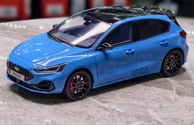 1:18 FORD FOCUS ST  2024 Blue  OTTO Limited Edition 999PCS ONLY Resin Car Model