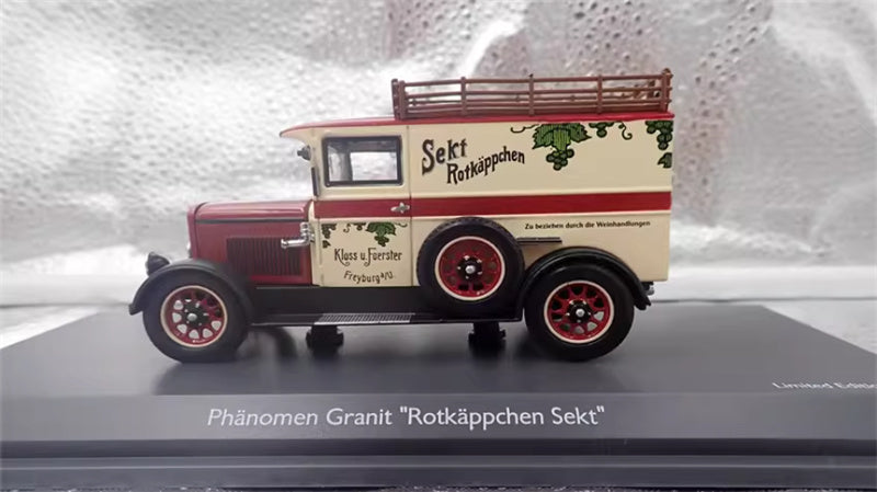 Schuco PHANOMEN GRANIT ROTKAPPCHEN SEKT vintage car red Limited Edition 500PCS ONLY 1:43 Car Pre-built Model view3