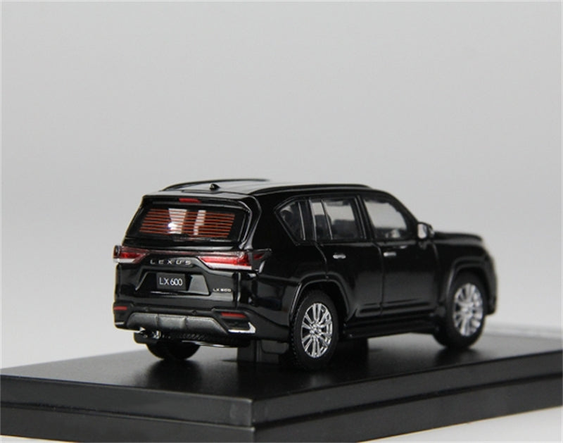 LCD-MODELS Lexus LX600 SUV Pearl Black 1:64 car Pre-built Model view7