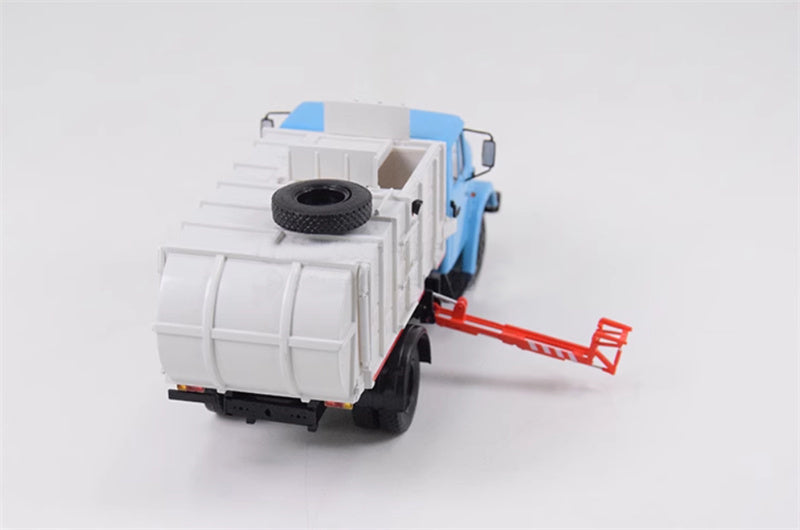 Modimio Soviet Municipal Vehicle ZIL-4333 Garbage Truck Blue Gray 1:43 Truck Pre-built Model
