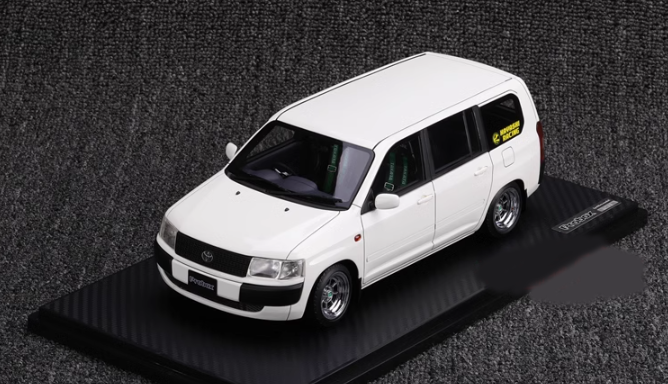 Ignition Model Toyota Probox GL NCP51V MPV white 1:18car Pre-a Model