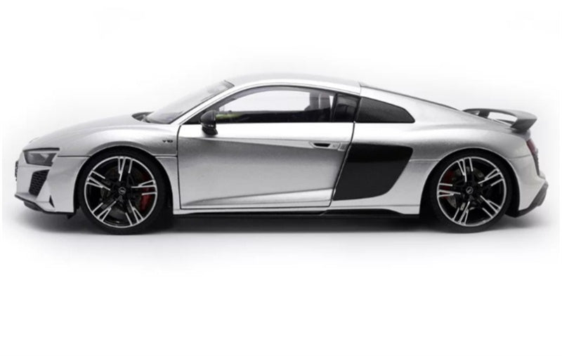 1:18 AUDI R8 Sport 2021 Silver KengFai Hardtop version DIECAST Model