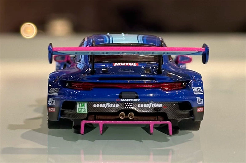 1:64 Porsche 991 GT3 R 2025 LeMans 24H Trends Hobby #90 DIECAST Civil Car Model